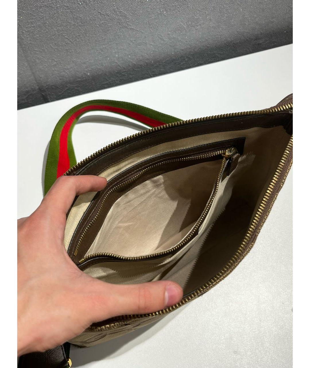 GUCCI Бежевая сумка на плечо, фото 7