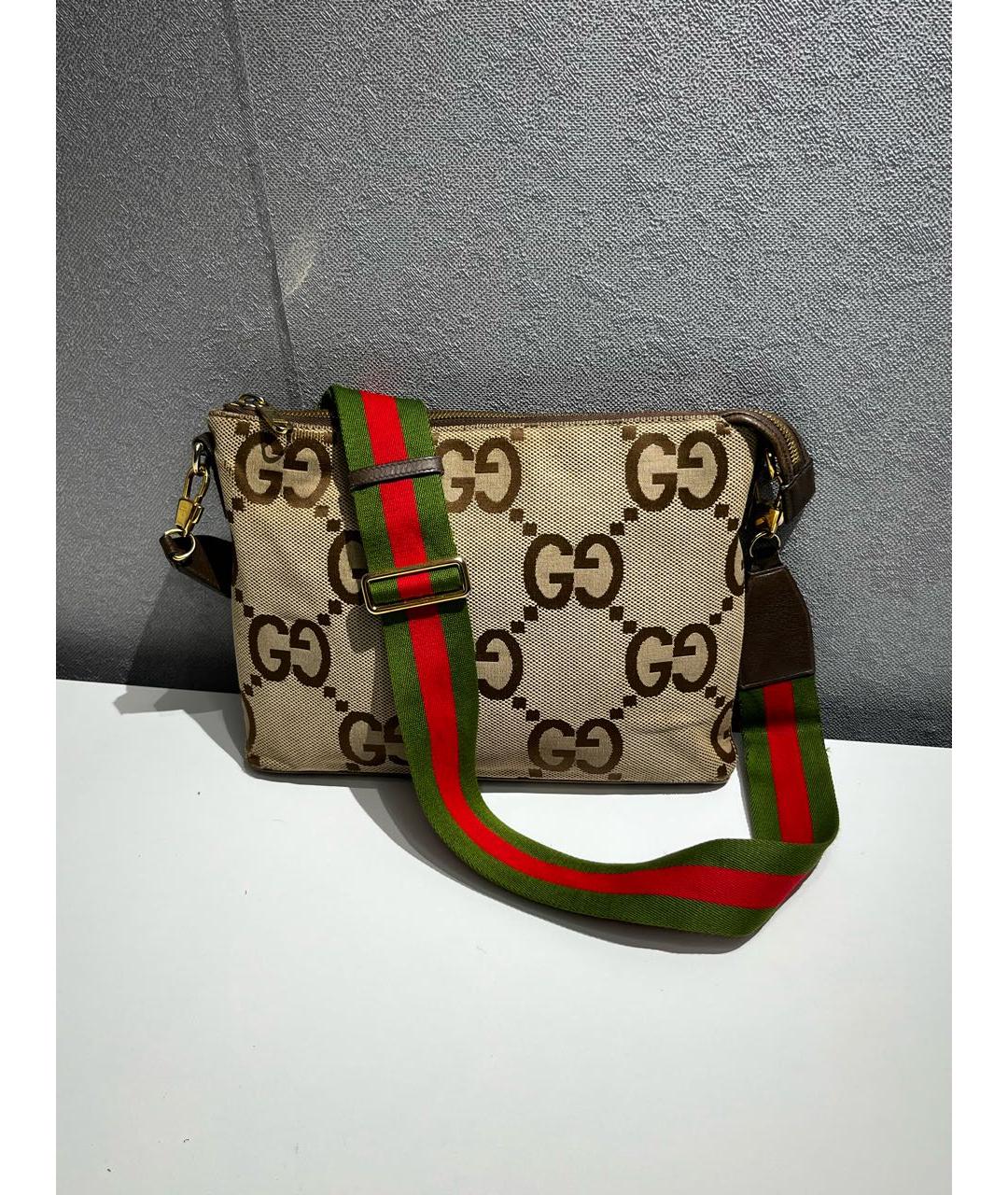 GUCCI Бежевая сумка на плечо, фото 9