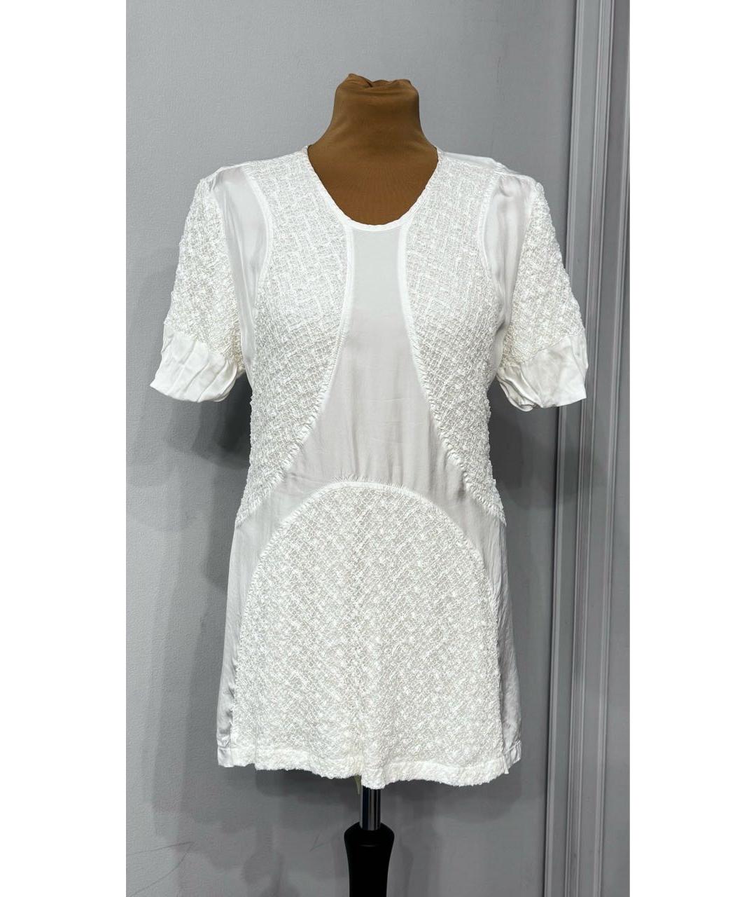 JIL SANDER Белая блузы, фото 2