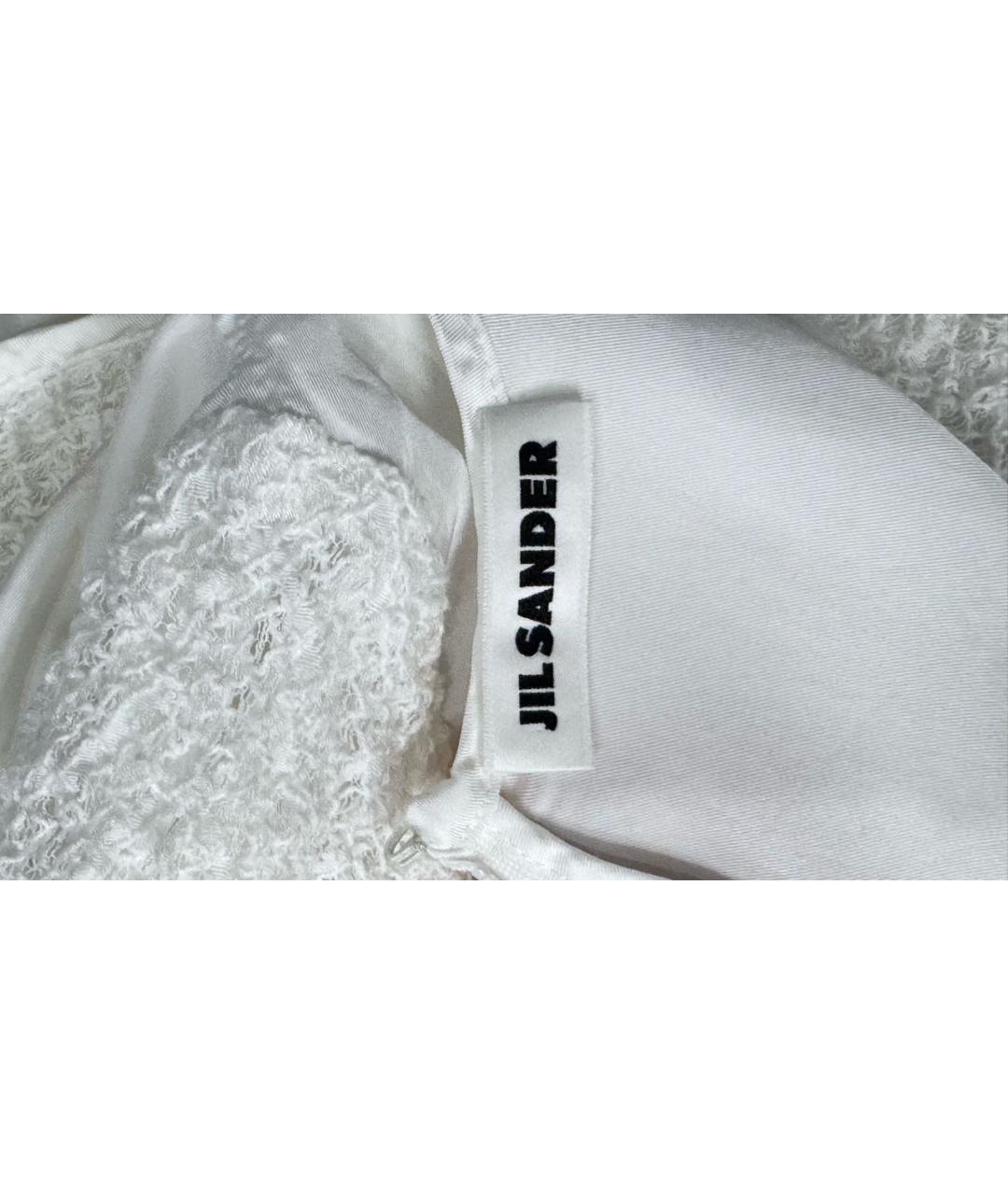 JIL SANDER Белая блузы, фото 6