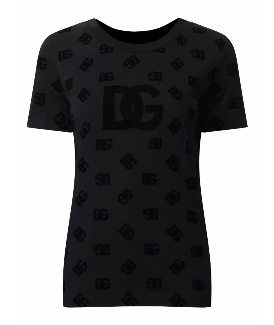 DOLCE&GABBANA Черная футболка, фото 1