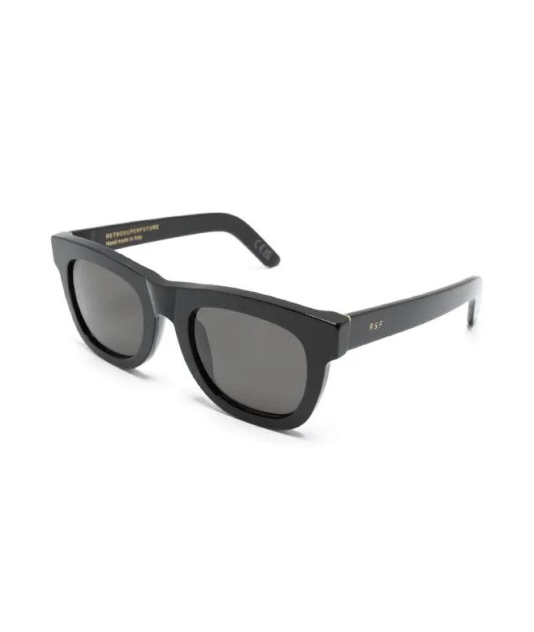 RETROSUPERFUTURE Черные пластиковые солнцезащитные очки, фото 2