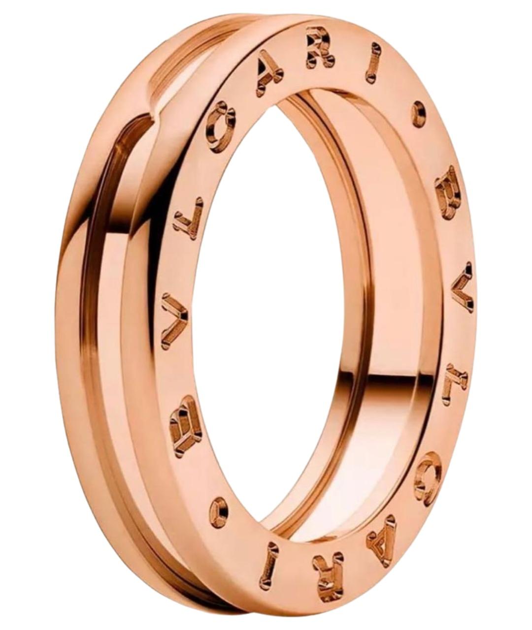 BVLGARI Желтое кольцо из розового золота, фото 1