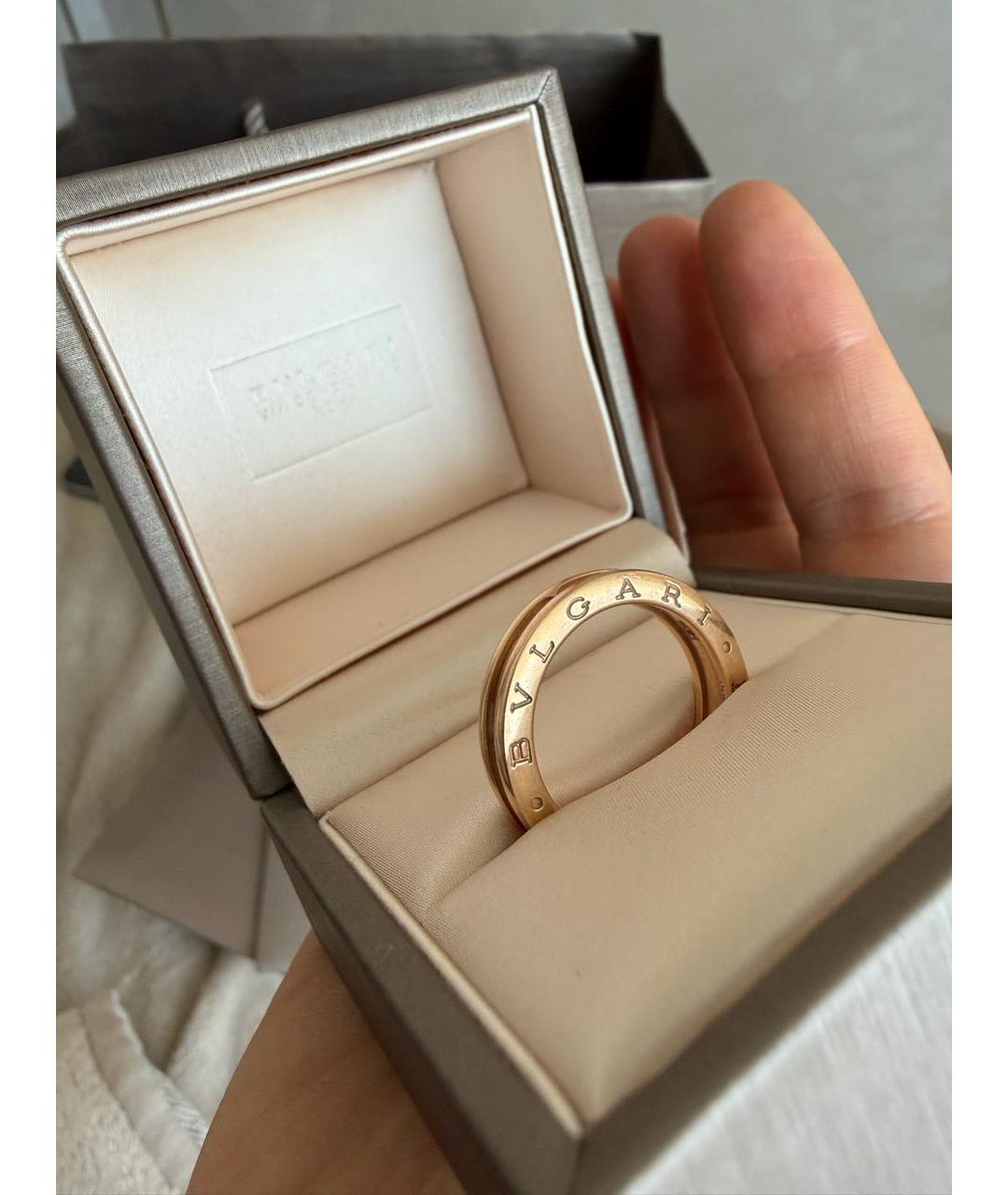 BVLGARI Желтое кольцо из розового золота, фото 2