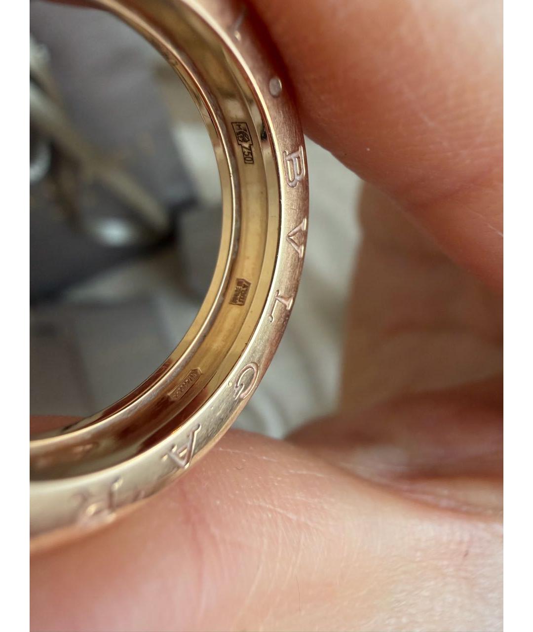 BVLGARI Желтое кольцо из розового золота, фото 5