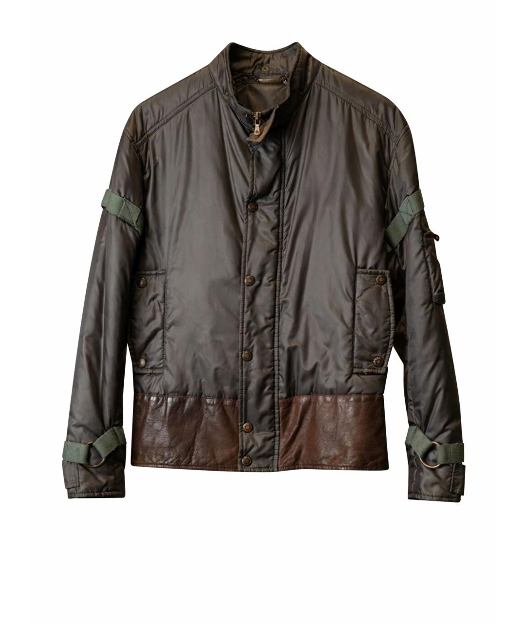 DOLCE&GABBANA Антрацитовая синтетическая куртка, фото 1