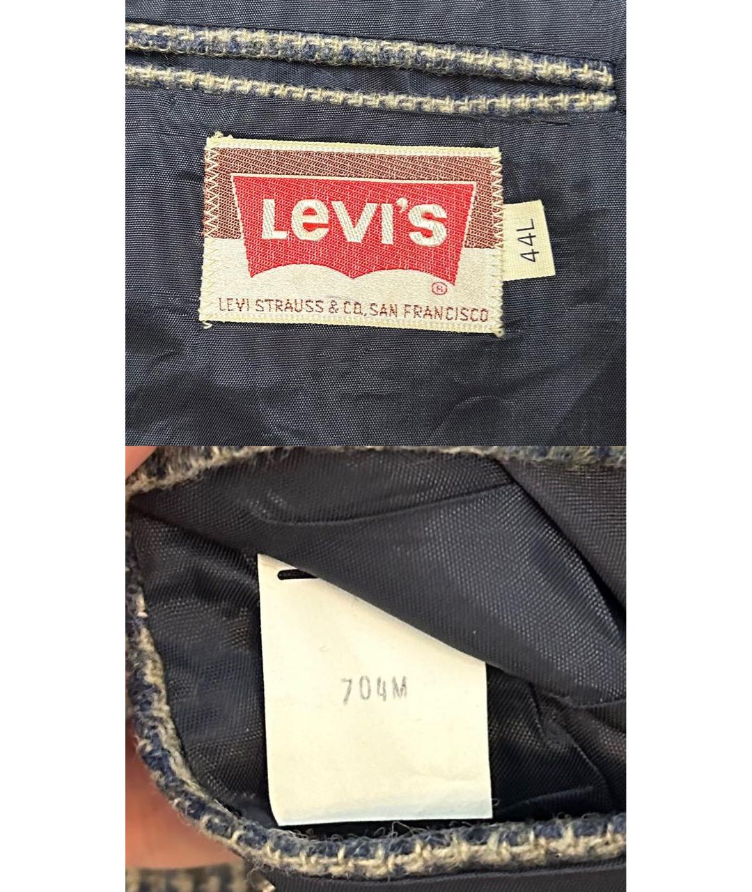 LEVI'S Синий твидовый пиджак, фото 8