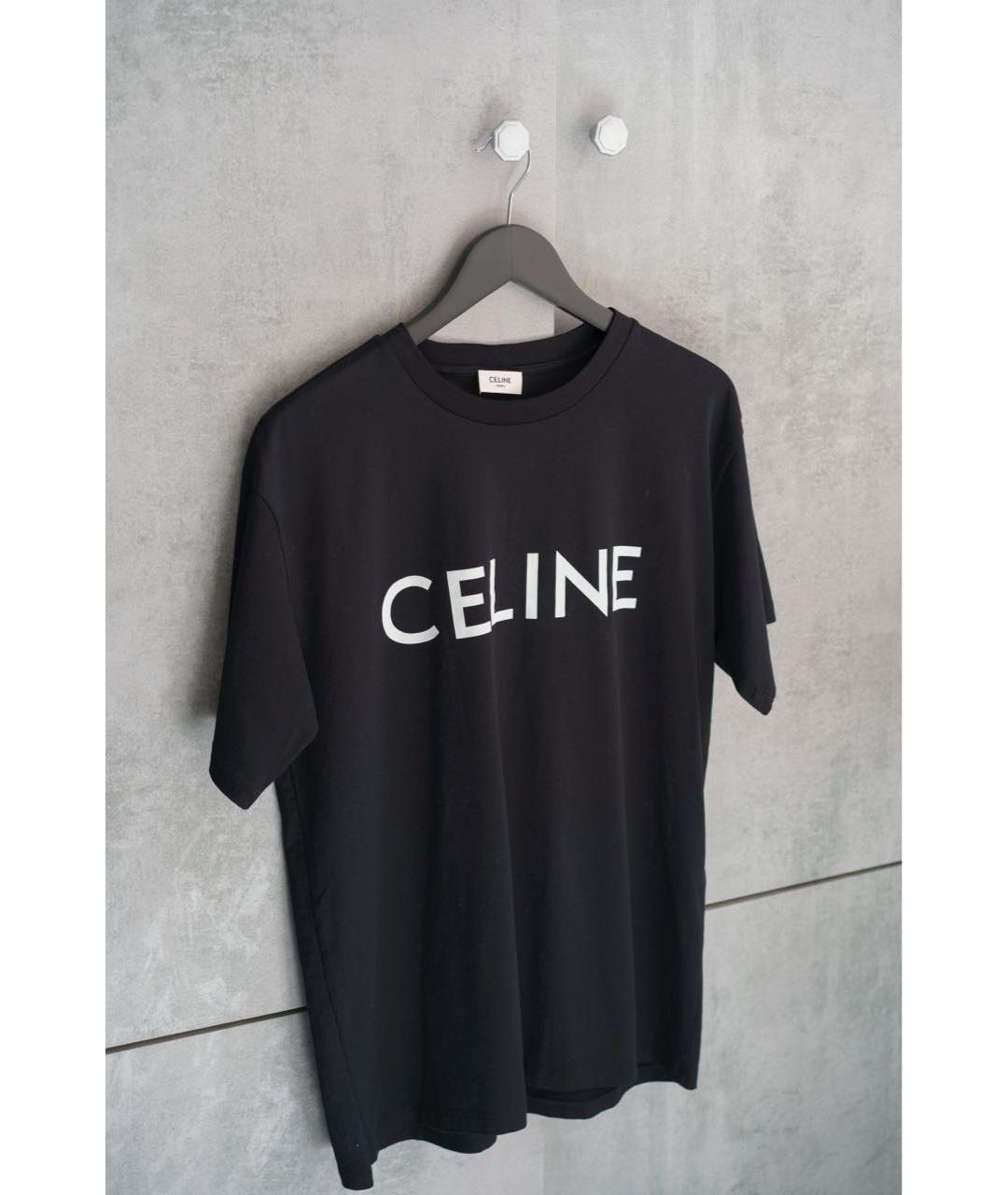 BALENCIAGA Черная хлопковая футболка, фото 3