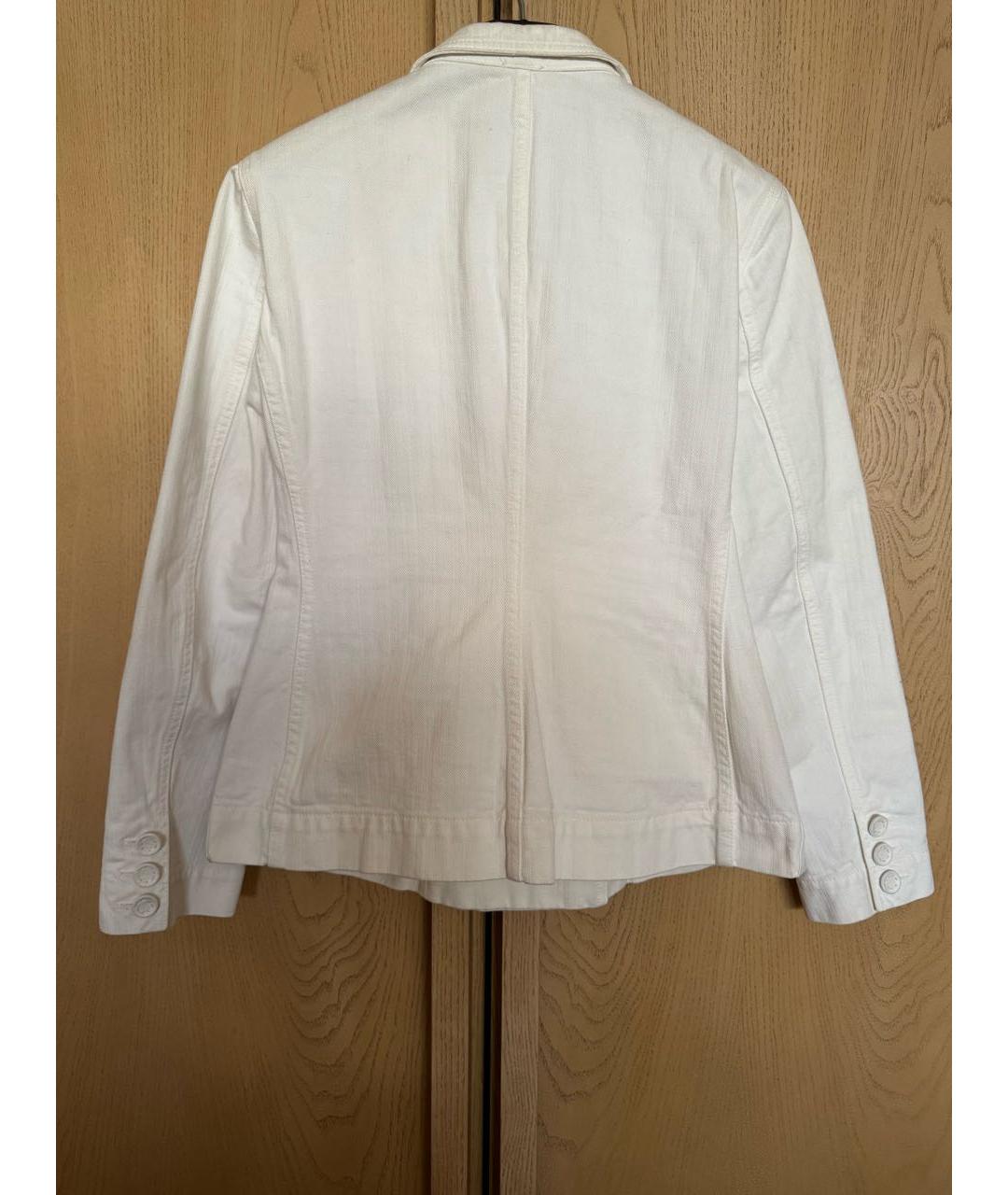 CHRISTIAN DIOR Белый хлопковый жакет/пиджак, фото 2