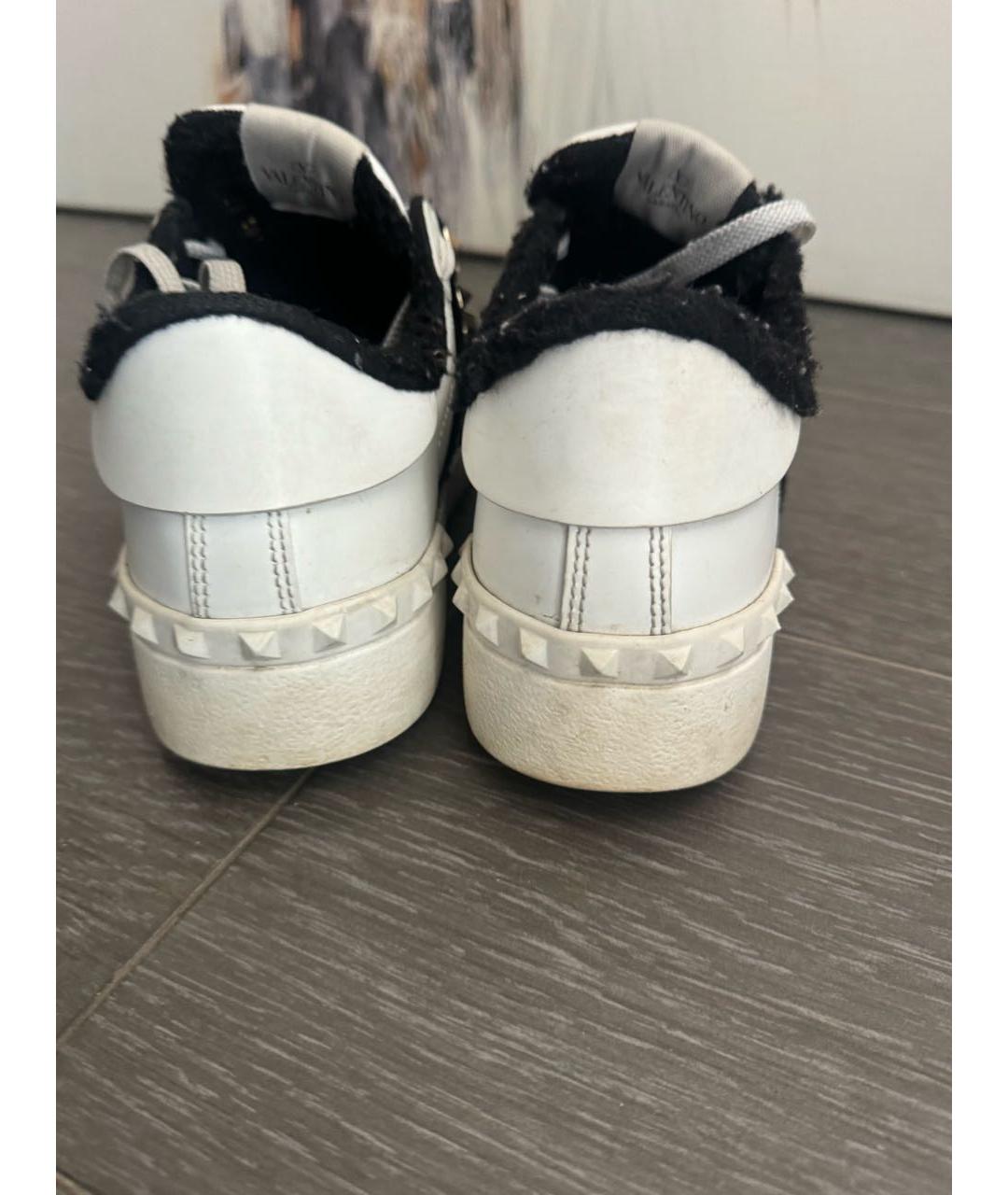 VALENTINO Белые кожаные кеды, фото 2