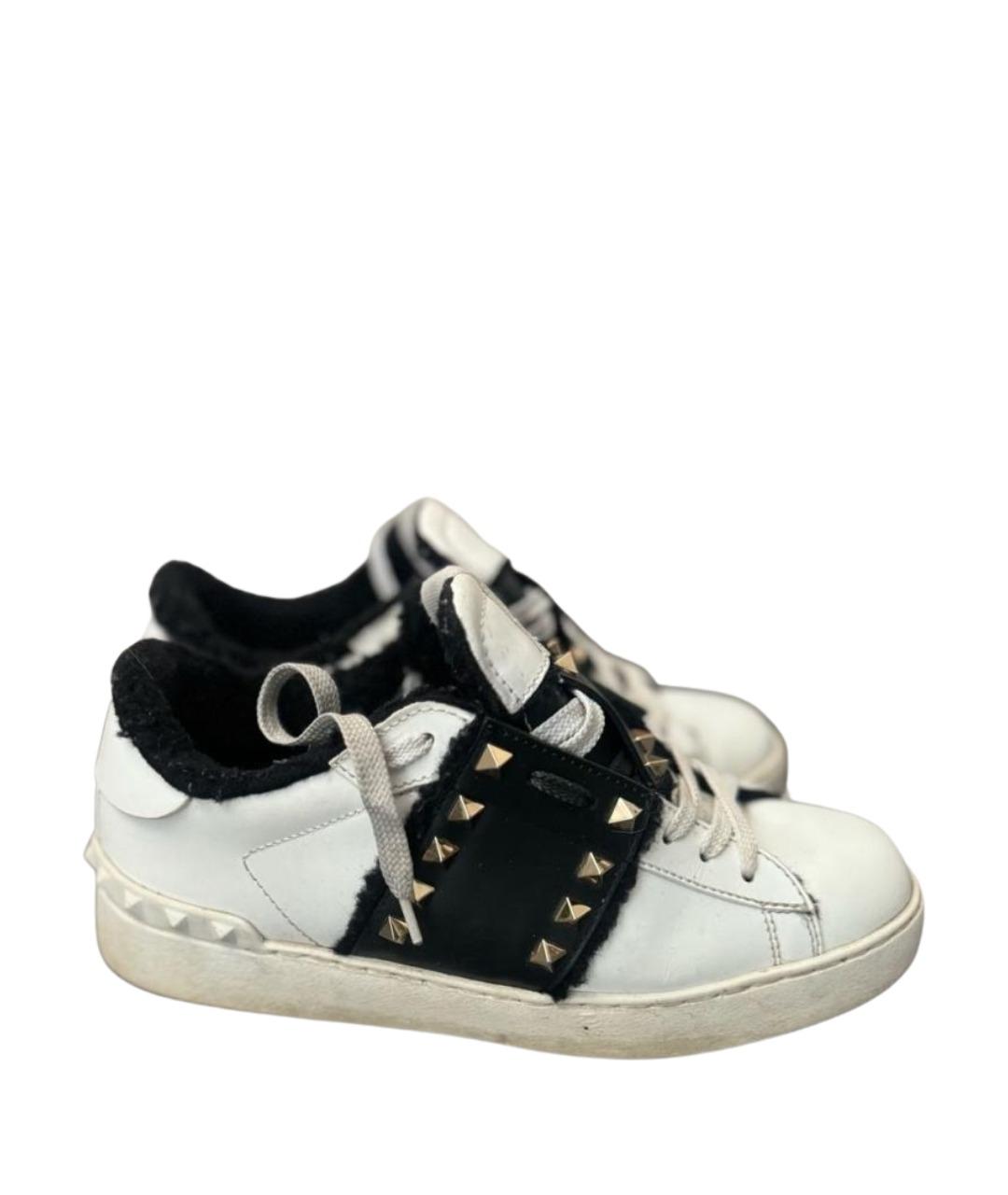 VALENTINO Белые кожаные кеды, фото 1