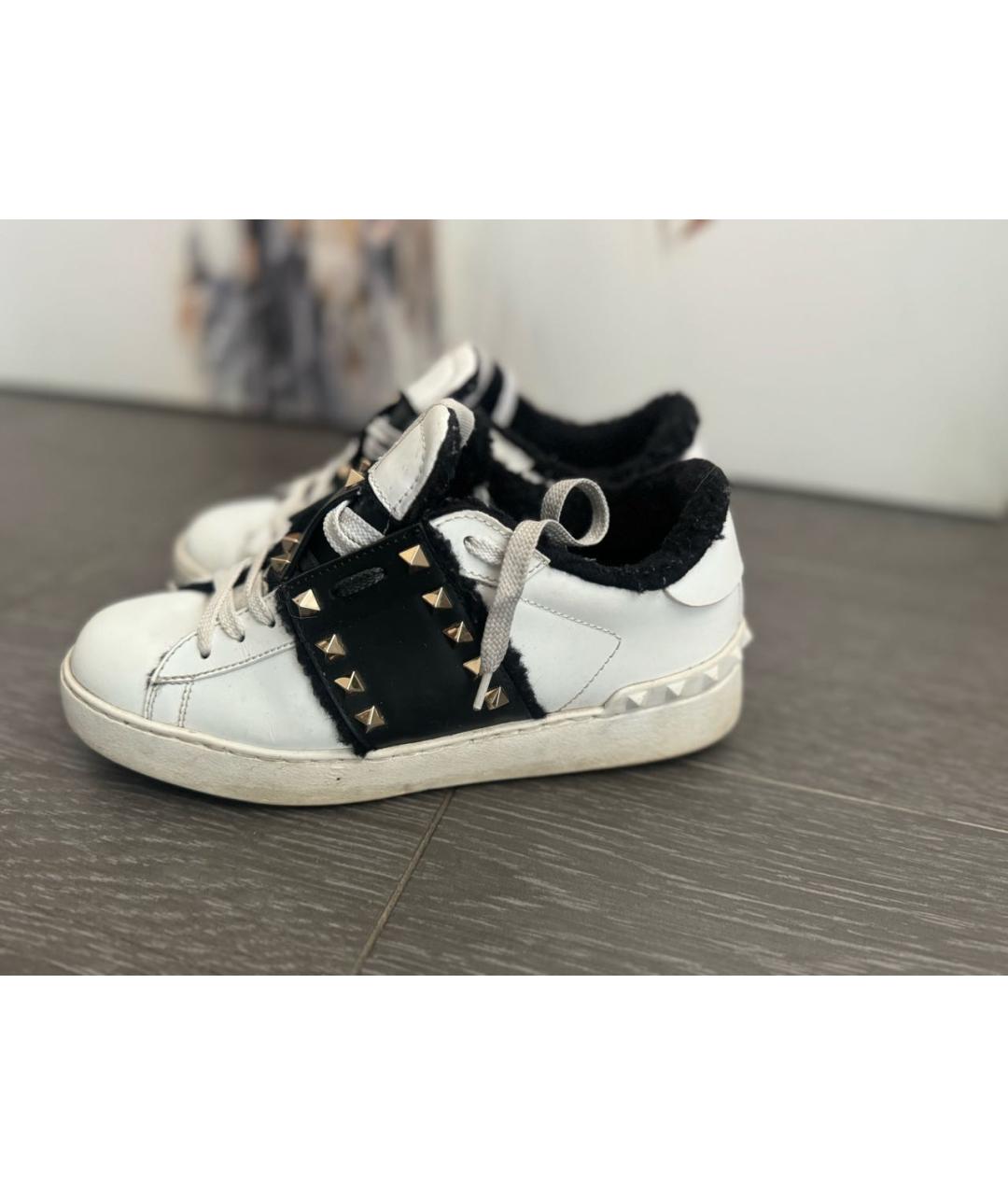 VALENTINO Белые кожаные кеды, фото 5