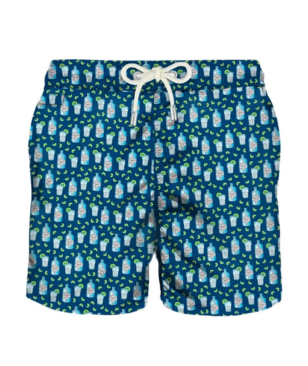 MC2 SAINT BARTH Мульти полиэстеровые шорты, фото 1