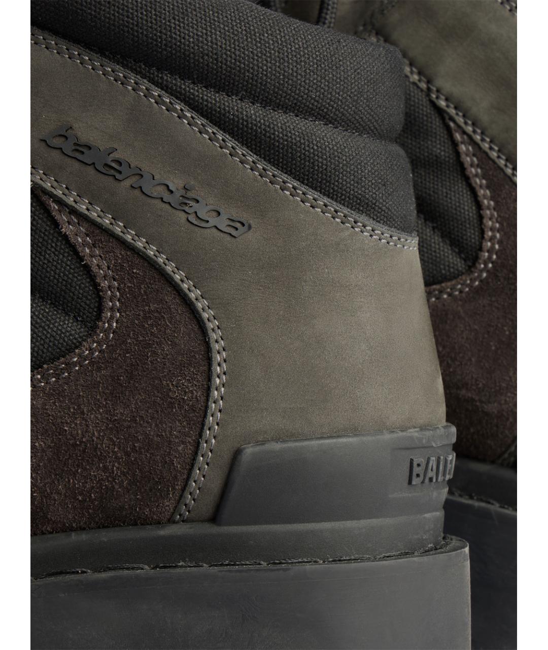 BALENCIAGA Мульти текстильные высокие ботинки, фото 4