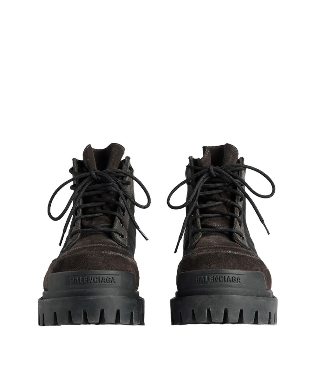 BALENCIAGA Мульти текстильные высокие ботинки, фото 3