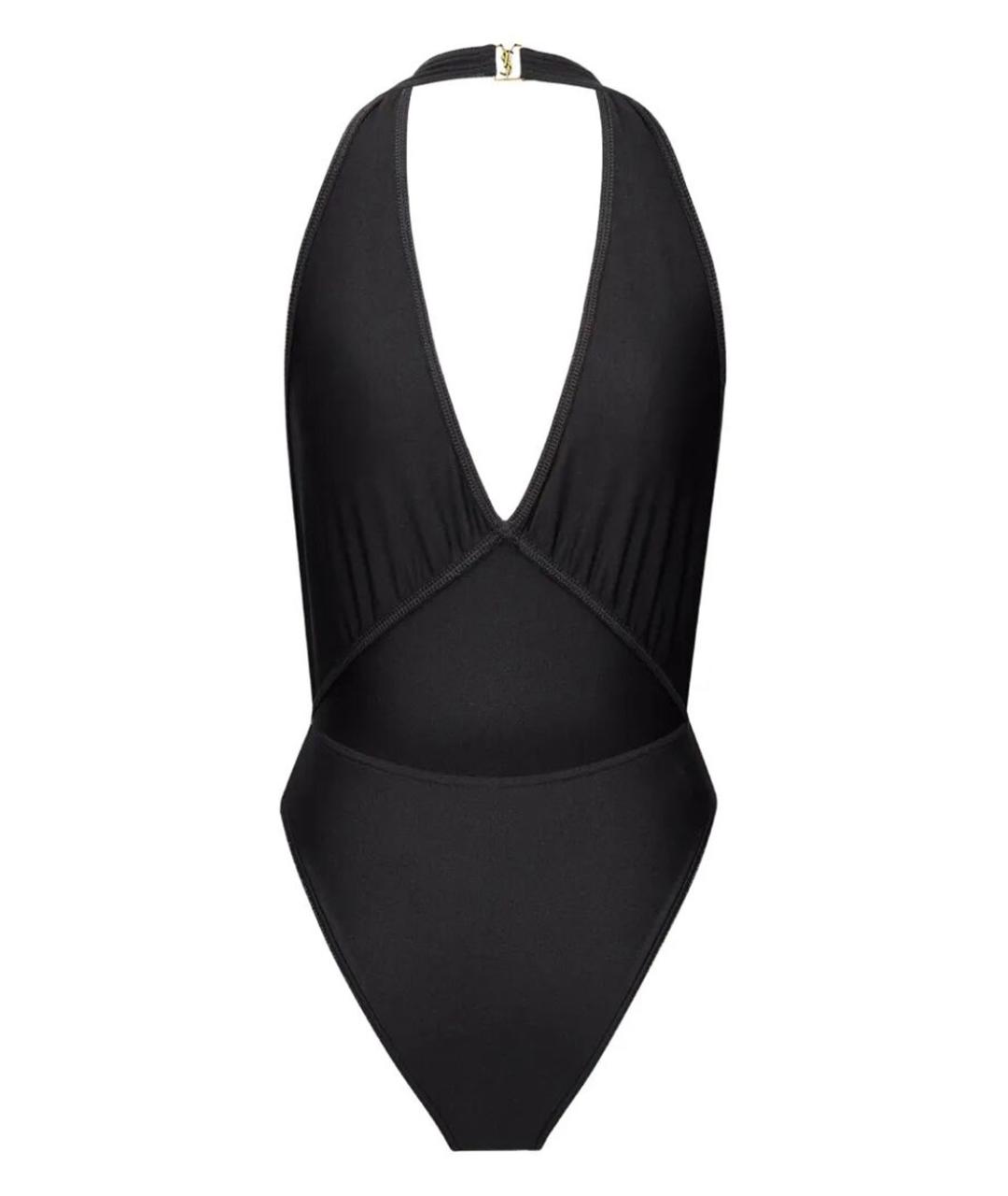 SAINT LAURENT Черный полиамидовый купальник, фото 2