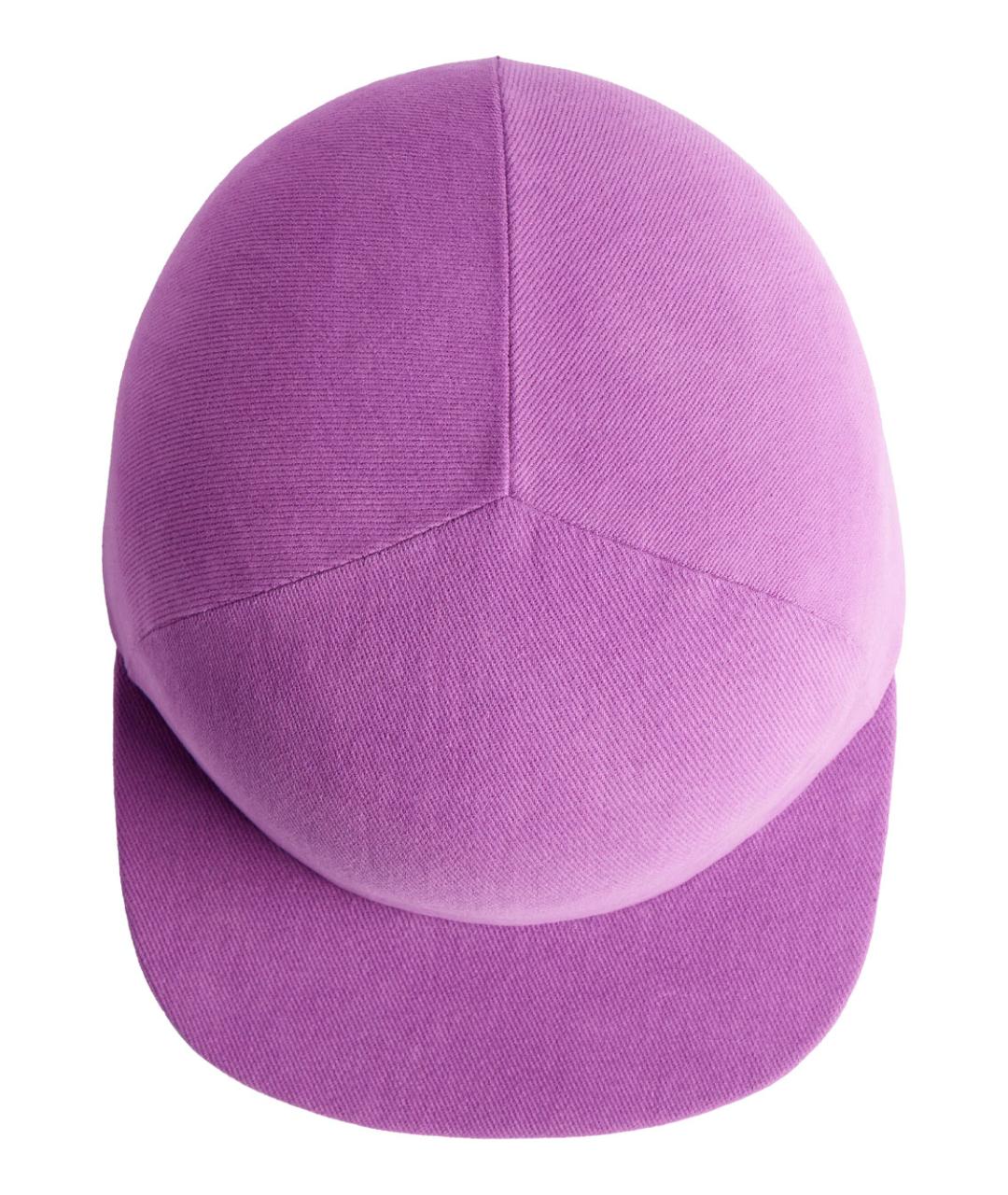 BALENCIAGA Фиолетовая хлопковая кепка, фото 6