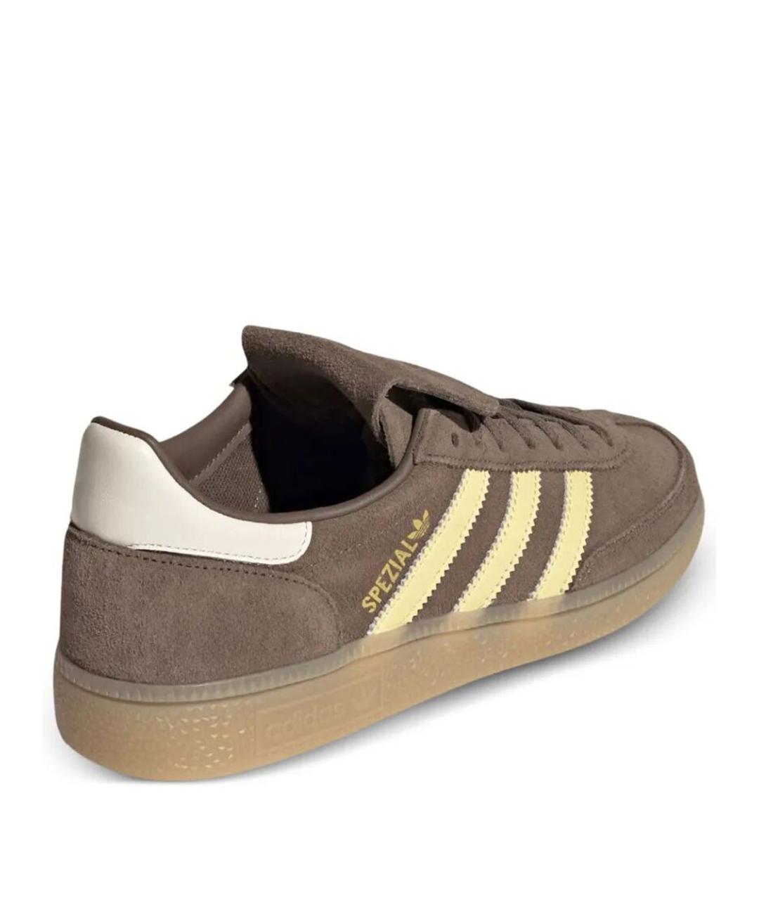 ADIDAS Коричневые замшевые кроссовки, фото 3