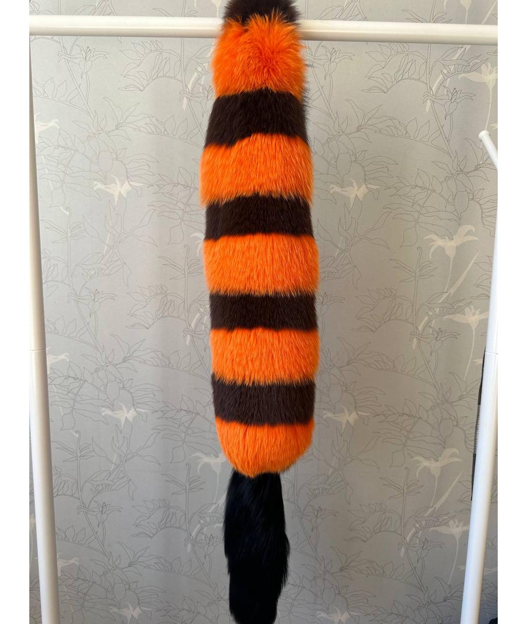 PRADA Оранжевый шарф, фото 5