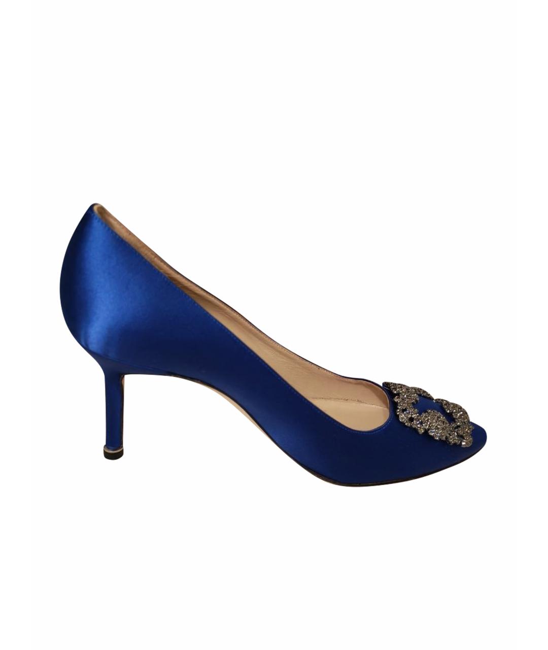 MANOLO BLAHNIK Синие туфли, фото 1