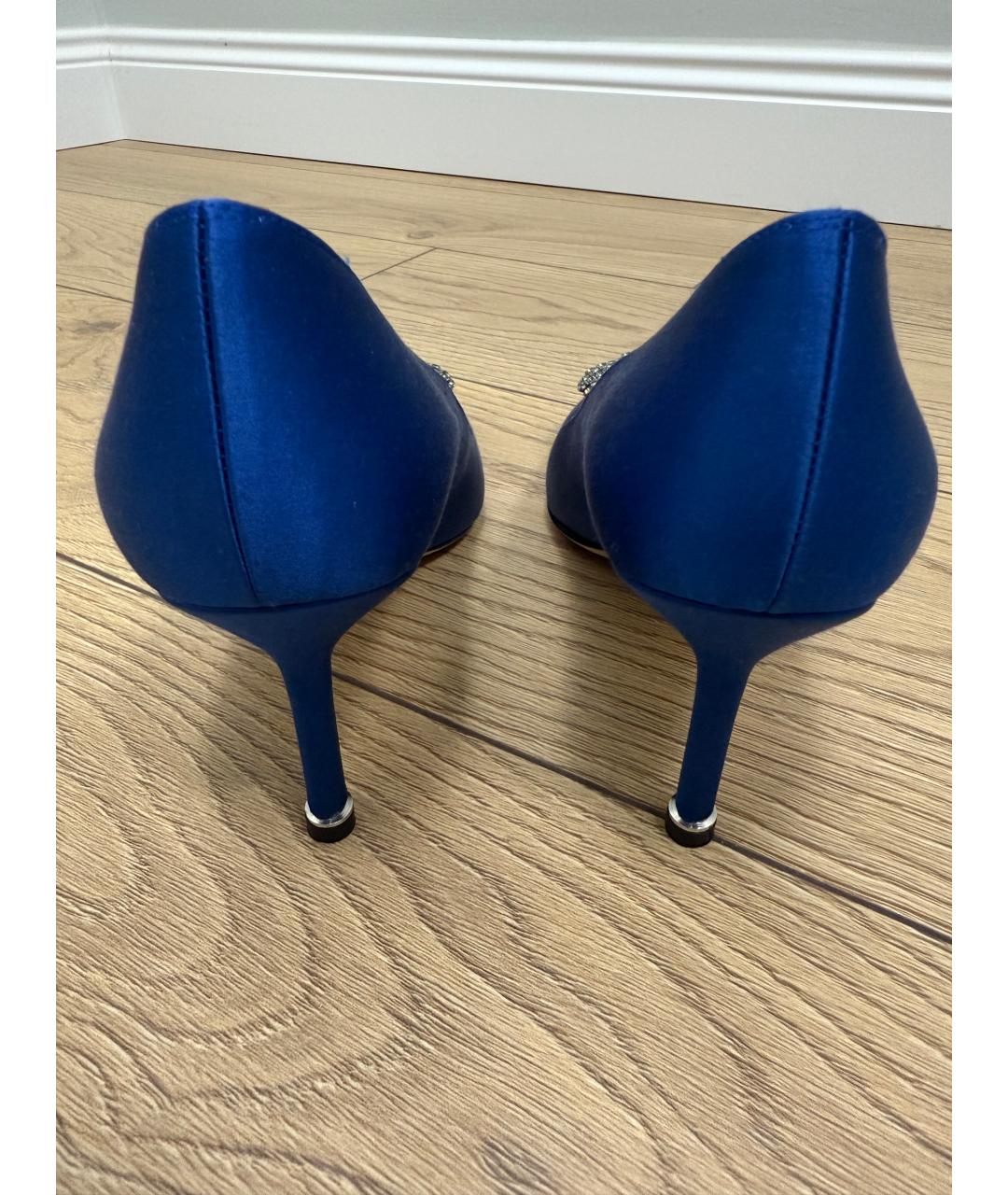 MANOLO BLAHNIK Синие туфли, фото 5