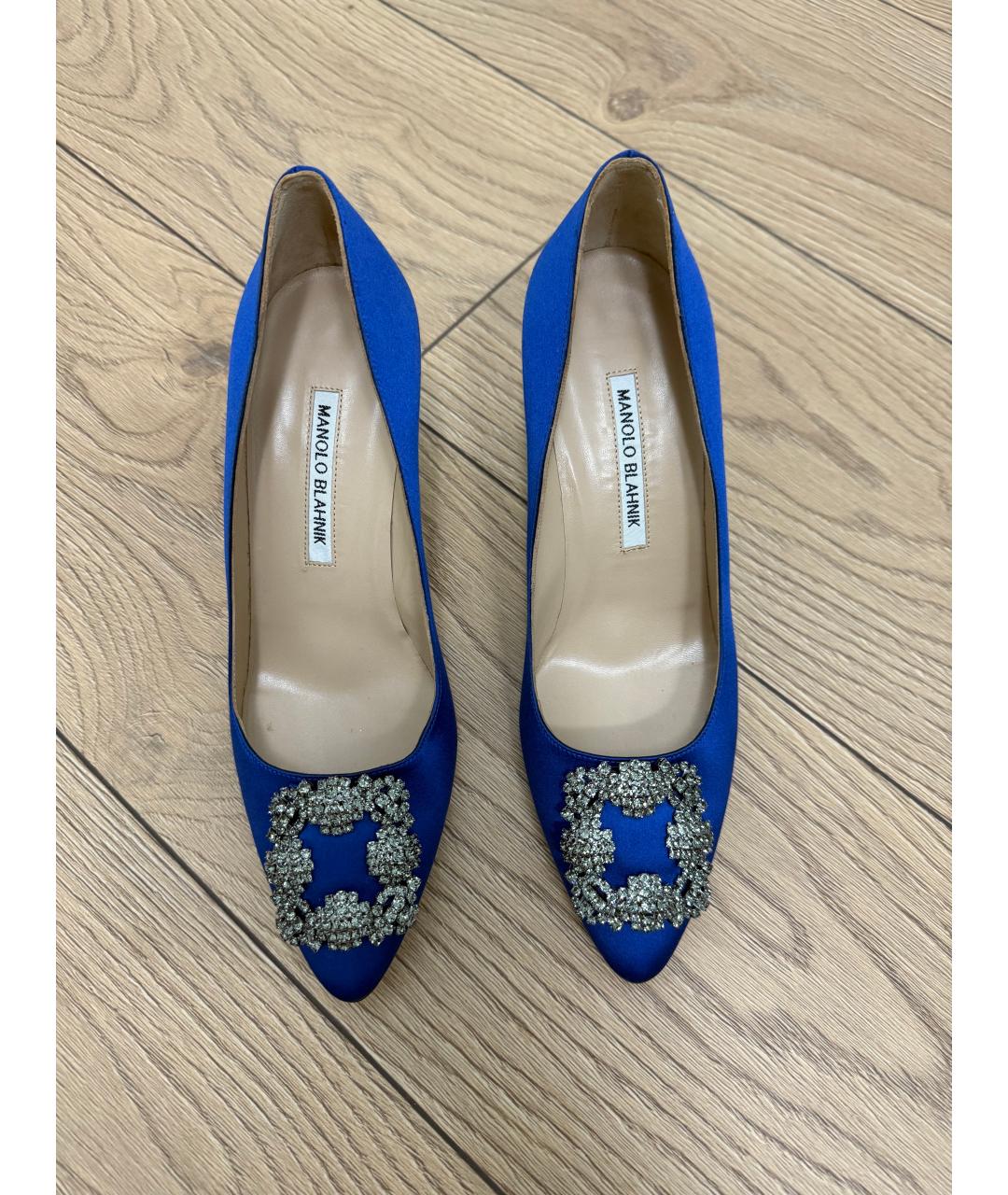 MANOLO BLAHNIK Синие туфли, фото 3
