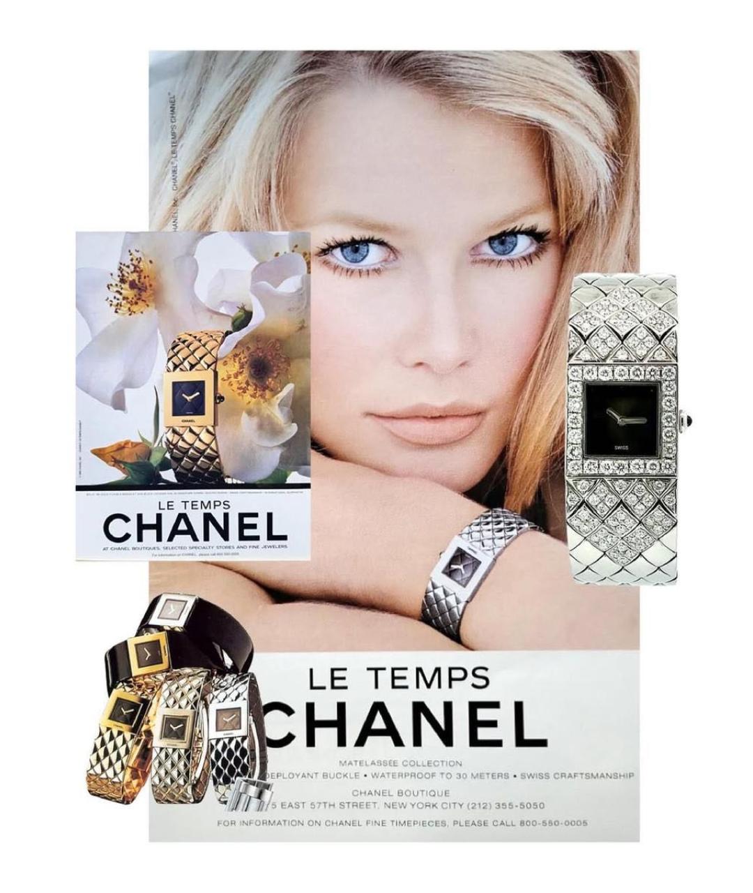 CHANEL Серебряные стальные часы, фото 7