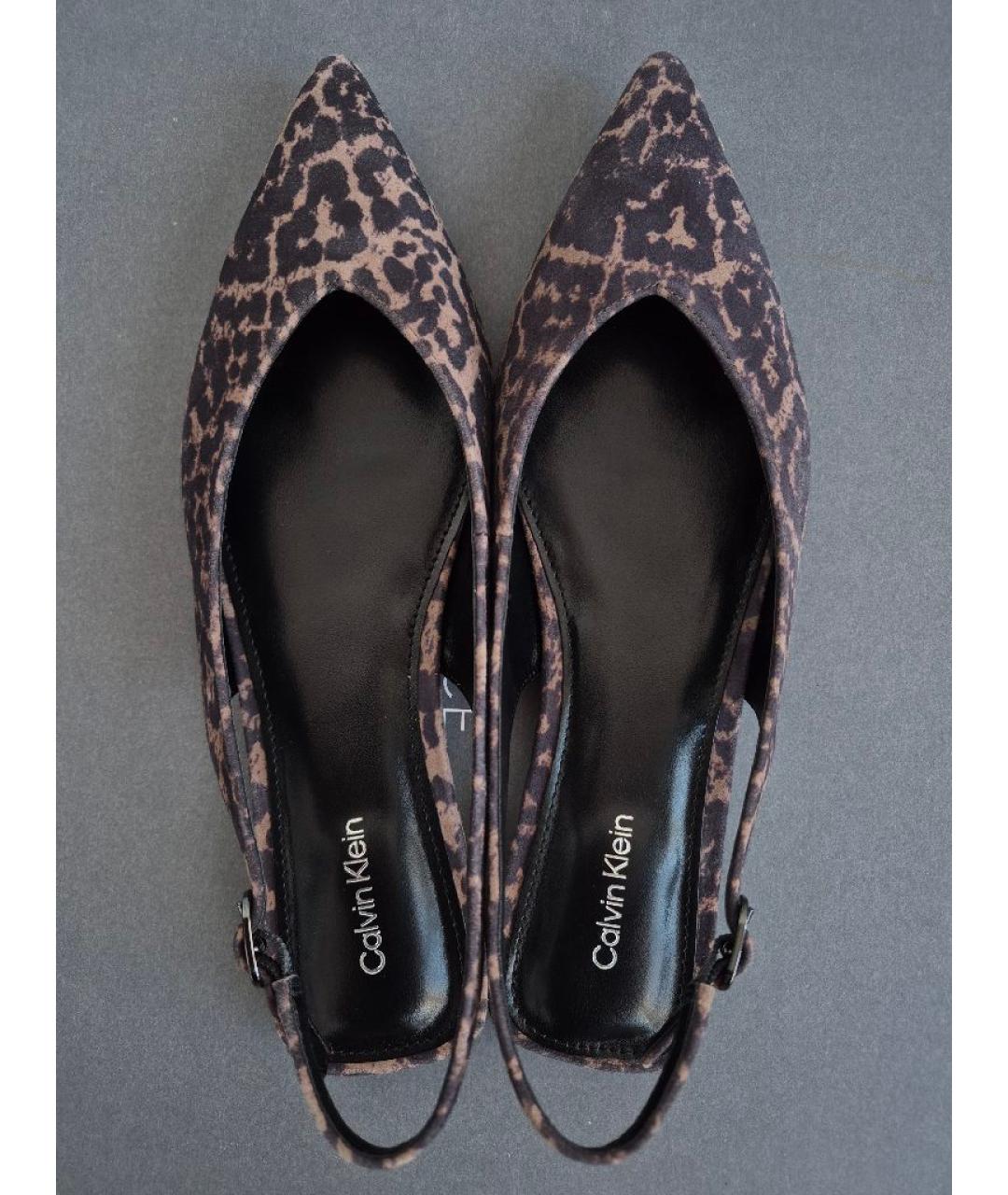 CALVIN KLEIN Мульти замшевые балетки, фото 2