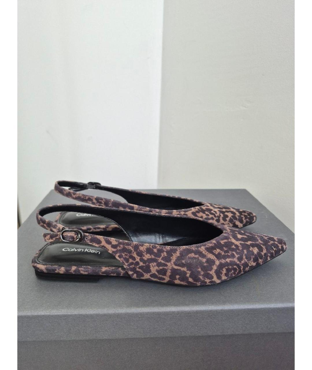 CALVIN KLEIN Мульти замшевые балетки, фото 7