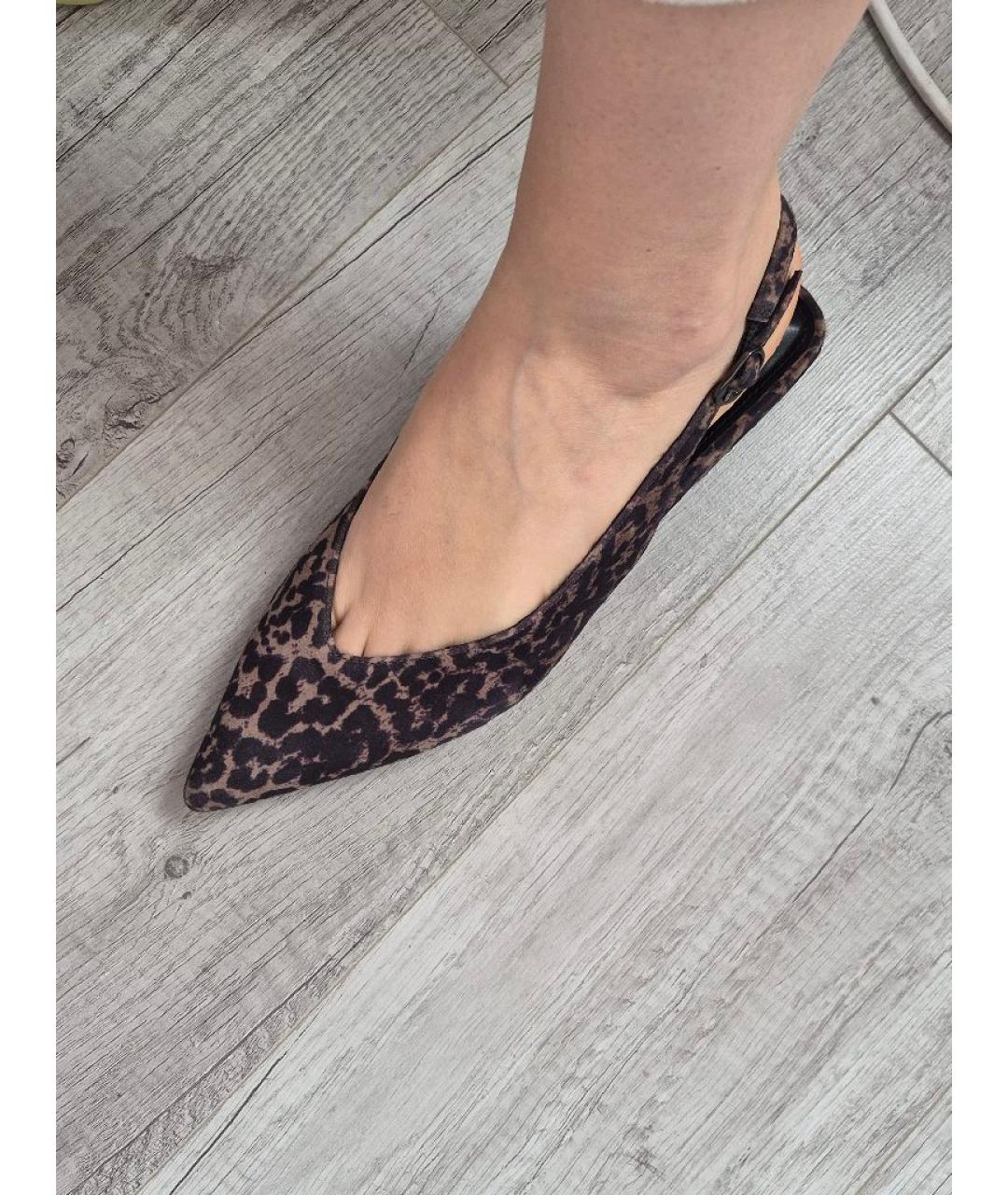 CALVIN KLEIN Мульти замшевые балетки, фото 5