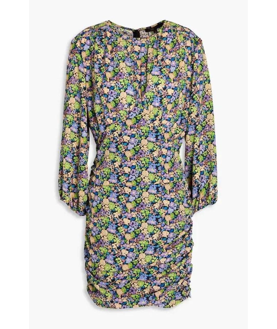 MAJE Мульти полиэстеровое платье, фото 6