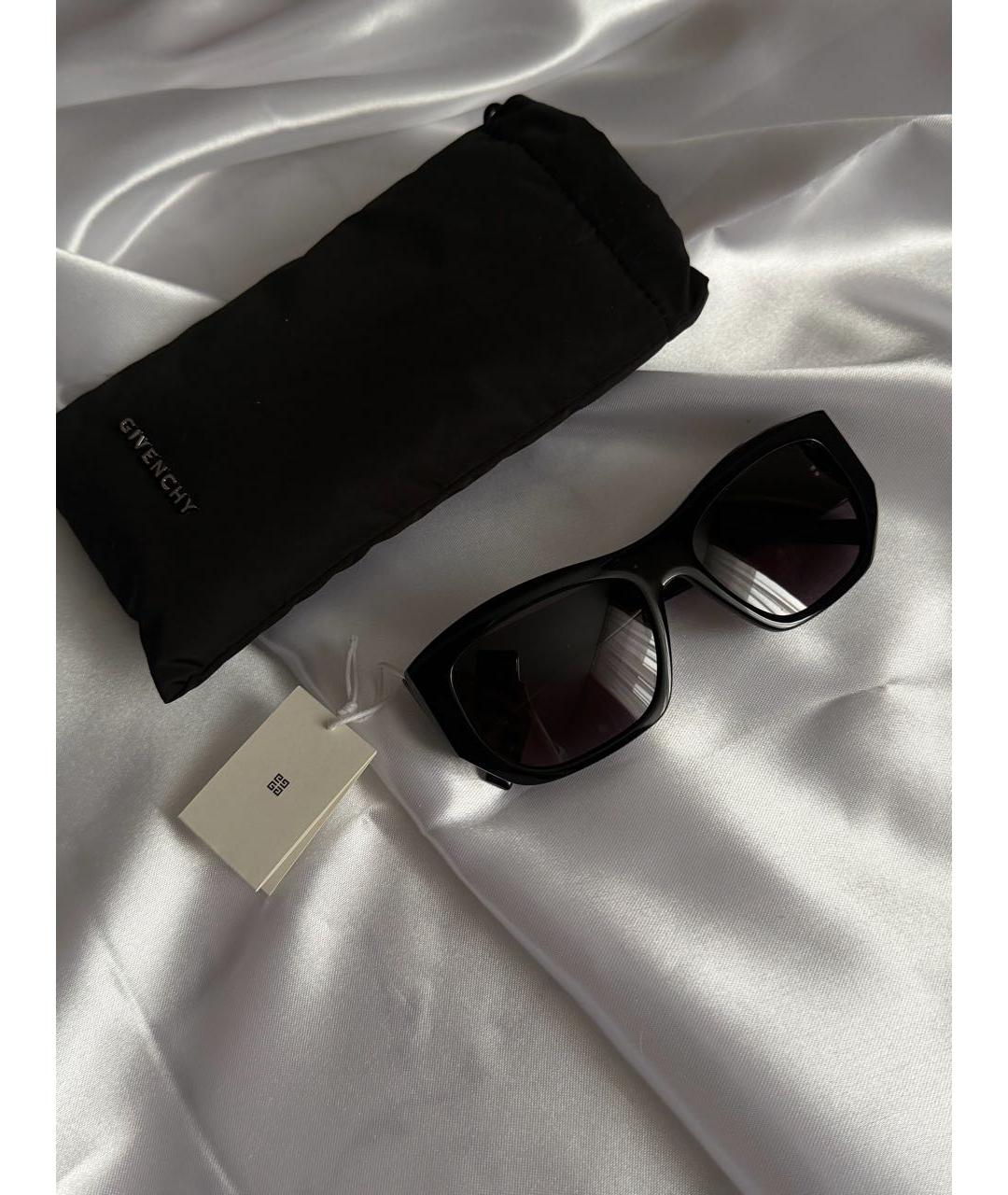 GIVENCHY Черные пластиковые солнцезащитные очки, фото 5