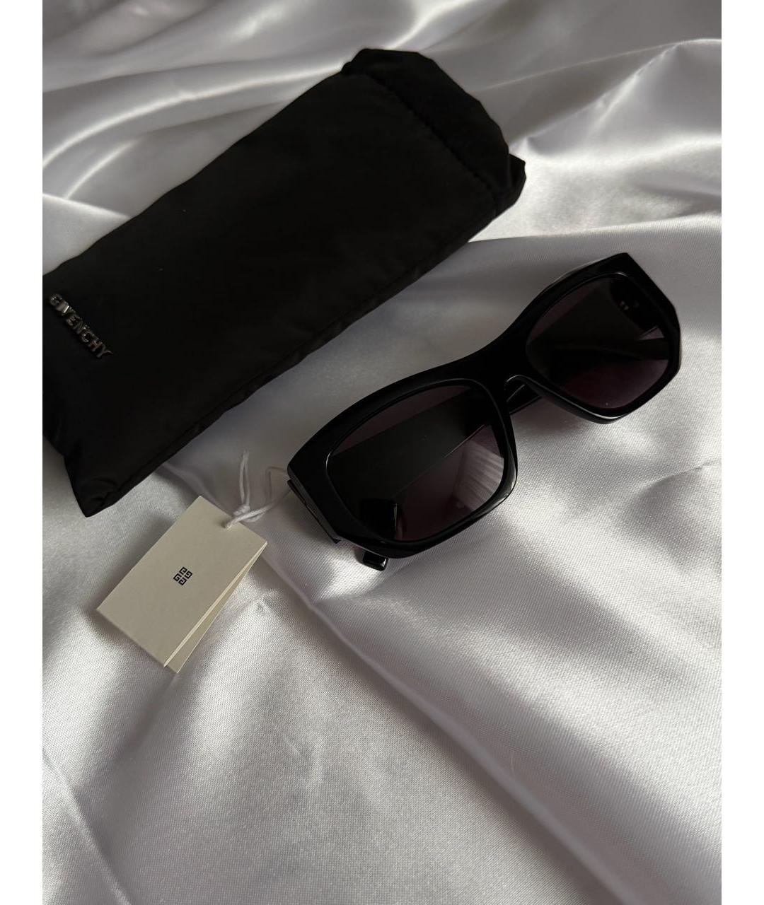 GIVENCHY Черные пластиковые солнцезащитные очки, фото 3