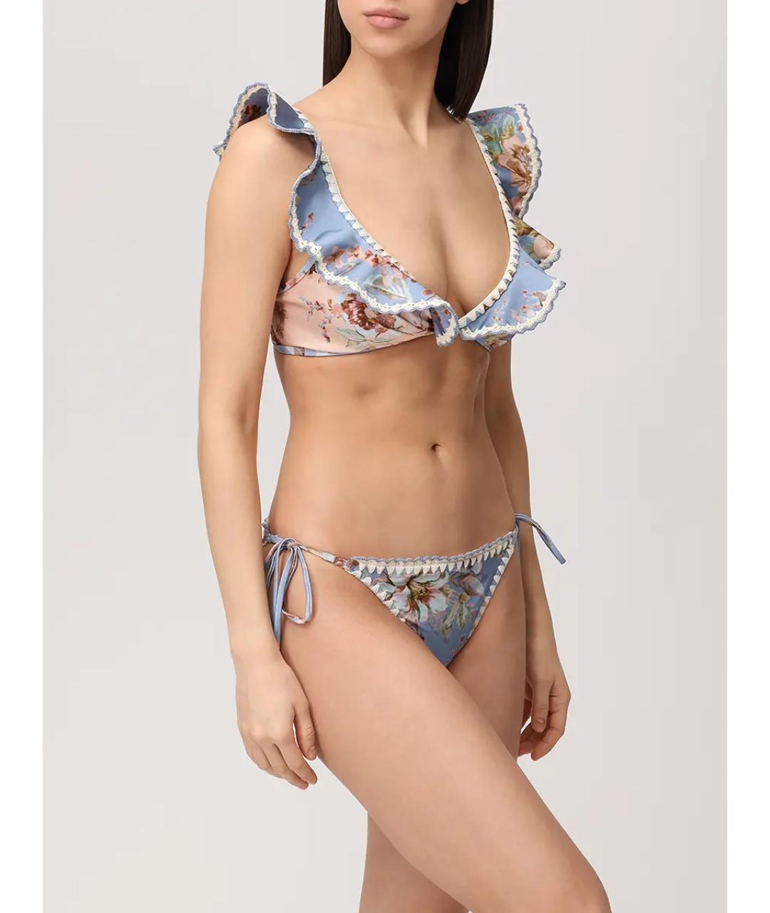 ZIMMERMANN Голубой купальник, фото 2