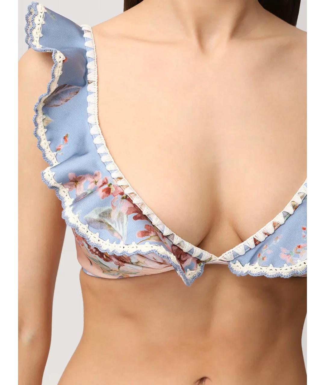 ZIMMERMANN Голубой купальник, фото 4