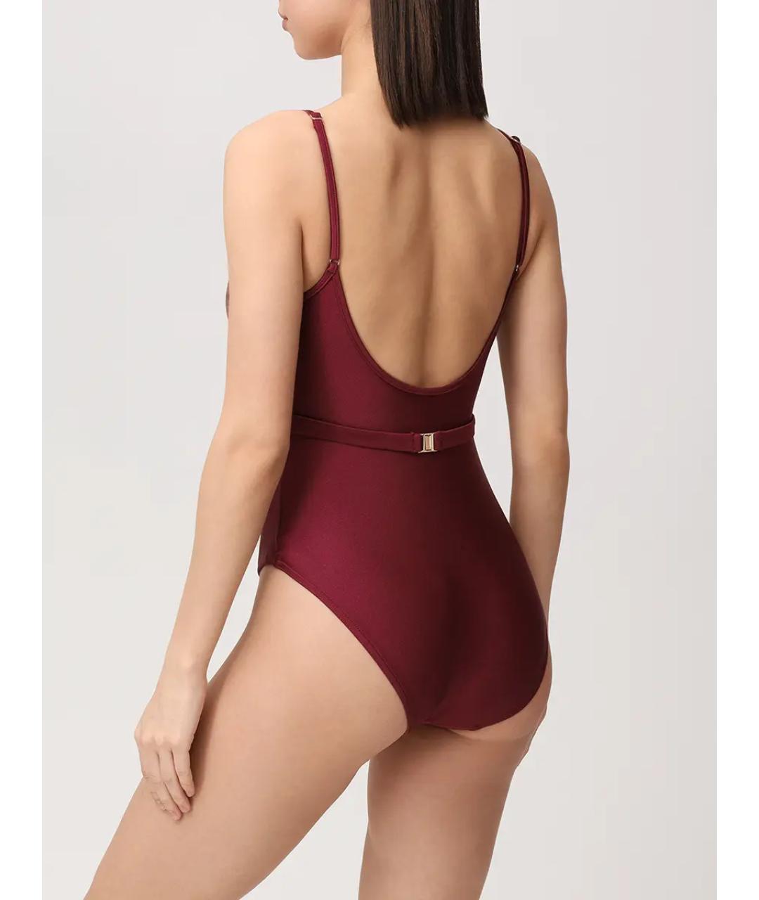 ZIMMERMANN Бордовый купальник, фото 3