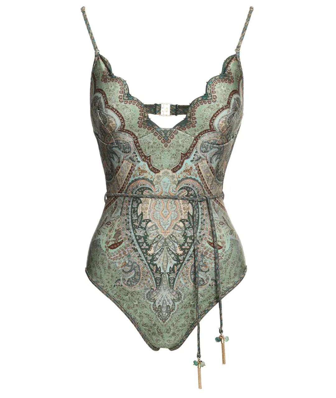 ZIMMERMANN Зеленый купальник, фото 1