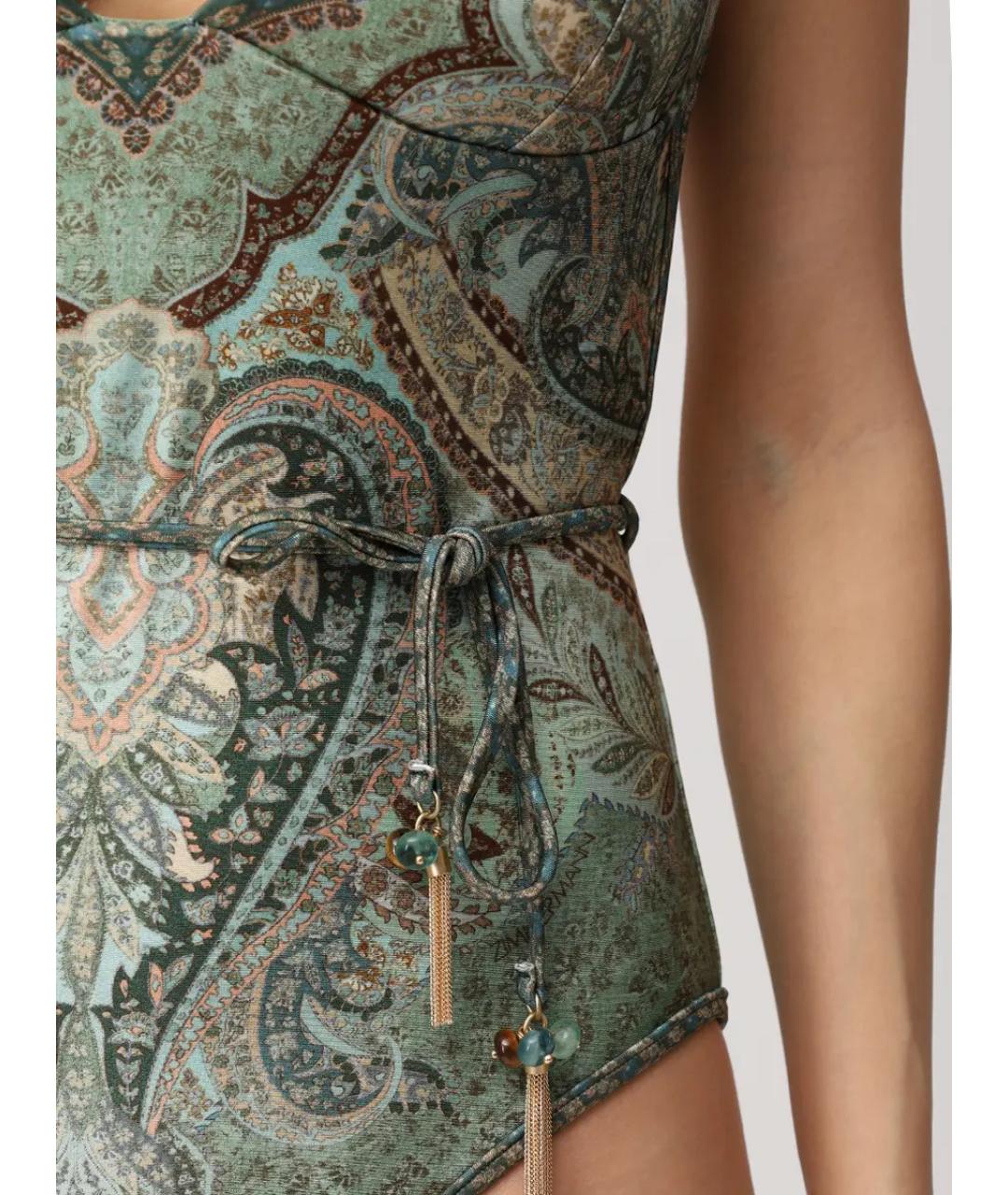 ZIMMERMANN Зеленый купальник, фото 4