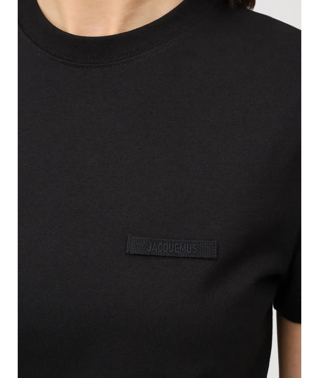 JACQUEMUS Черная футболка, фото 5