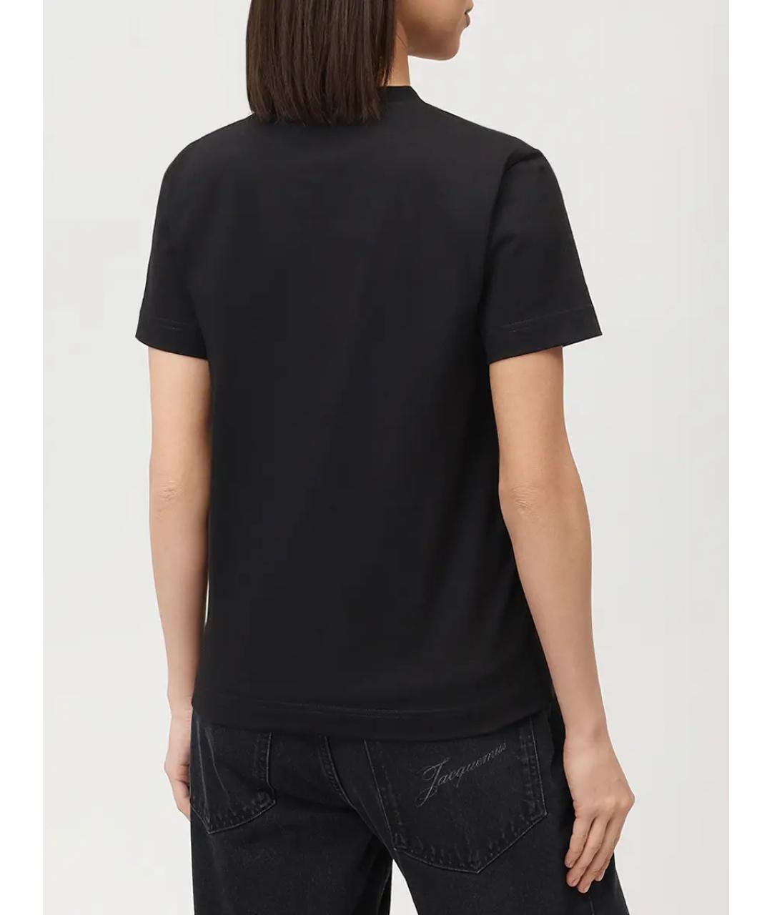 JACQUEMUS Черная футболка, фото 3