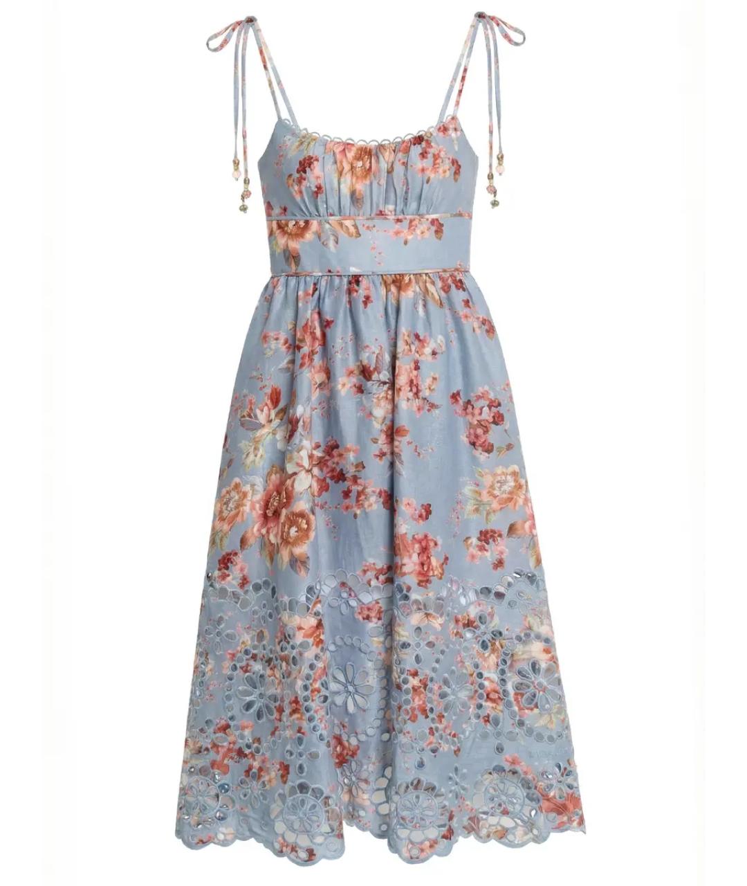 ZIMMERMANN Синий сарафан, фото 1