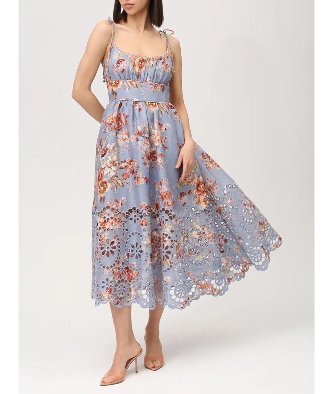 ZIMMERMANN Синий сарафан, фото 2