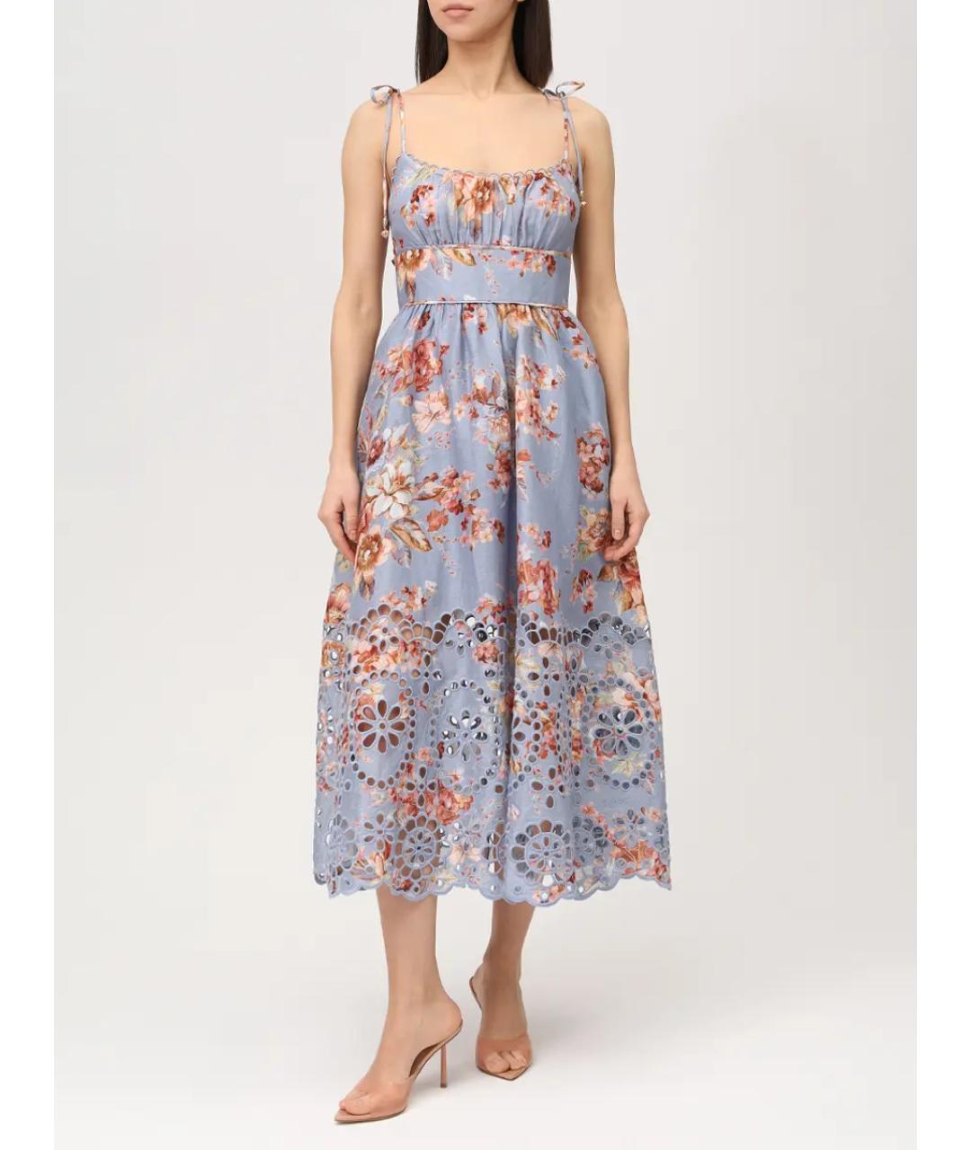 ZIMMERMANN Синий сарафан, фото 4