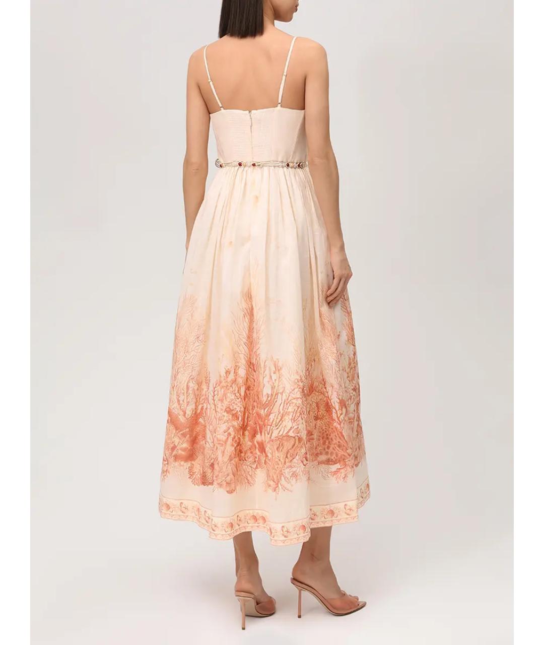 ZIMMERMANN Бежевый сарафан, фото 3