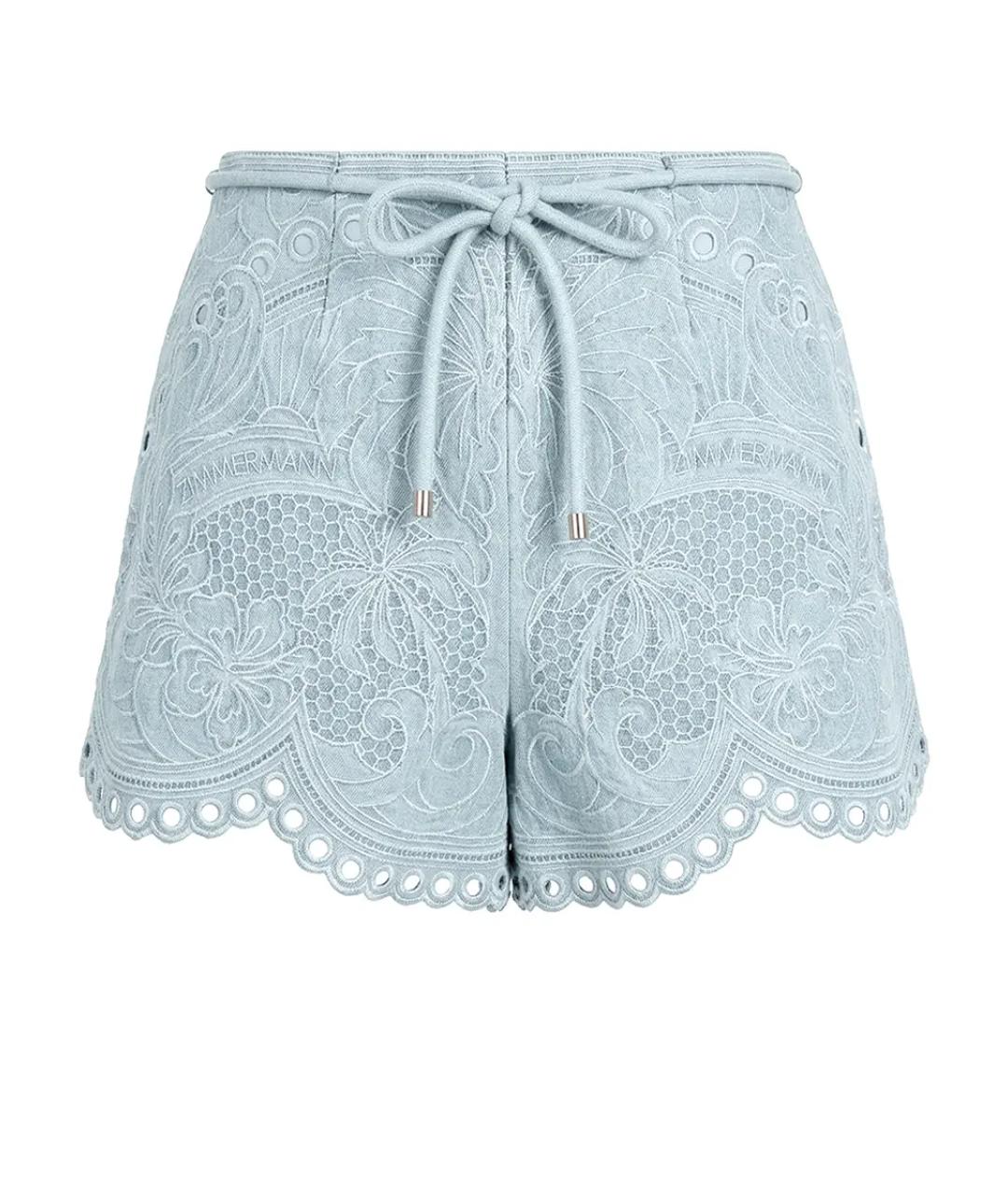 ZIMMERMANN Голубые шорты, фото 1