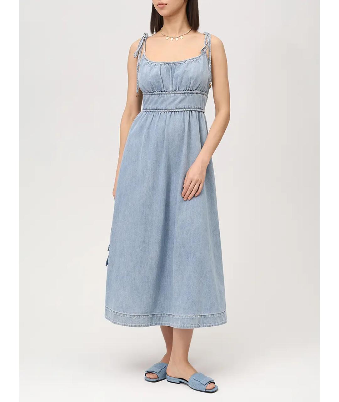 ZIMMERMANN Голубой сарафан, фото 2