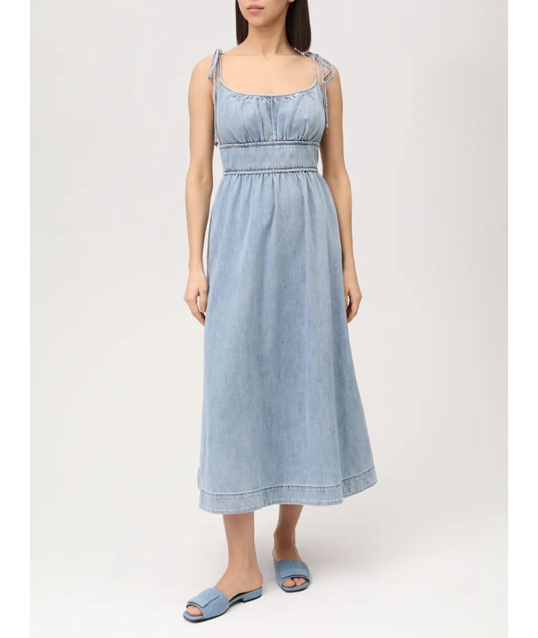 ZIMMERMANN Голубой сарафан, фото 4