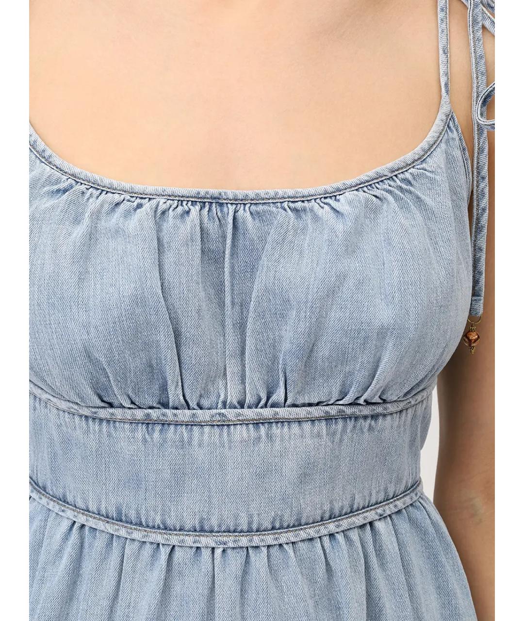 ZIMMERMANN Голубой сарафан, фото 5