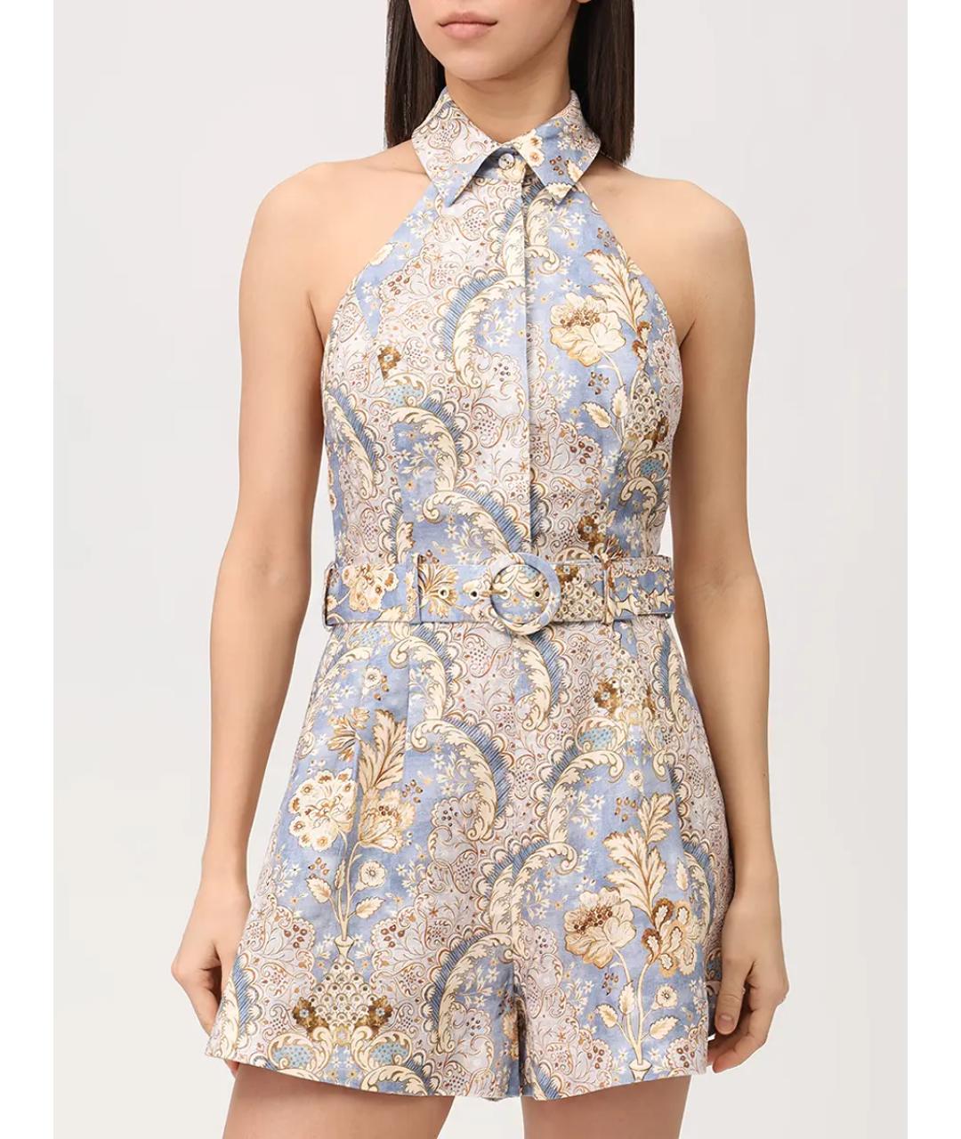 ZIMMERMANN Голубой комбинезон, фото 4