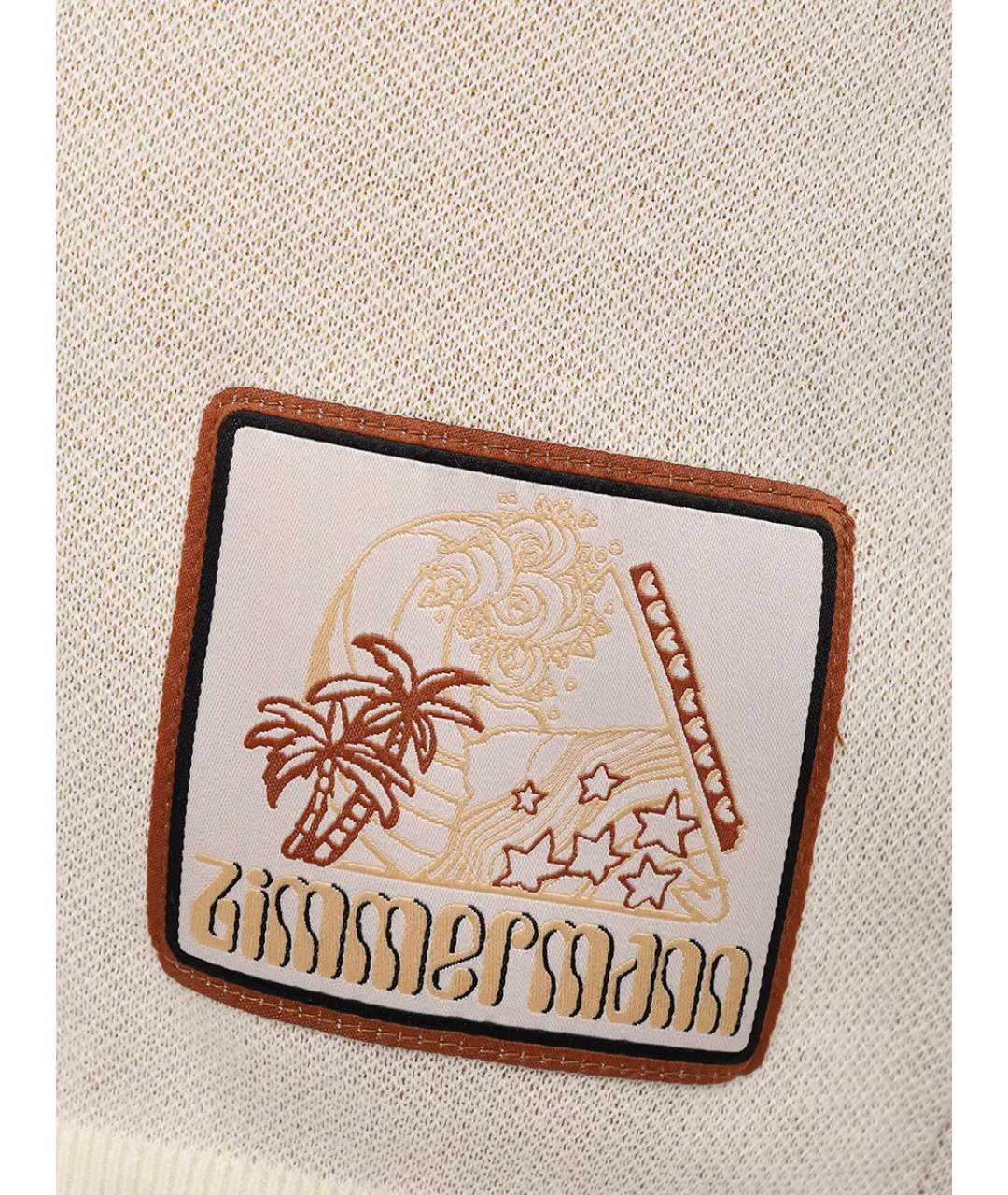 ZIMMERMANN Бежевые шорты, фото 6